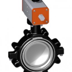 氣動蝶閥，242型凸耳式蝶閥，氣動塑料閥門